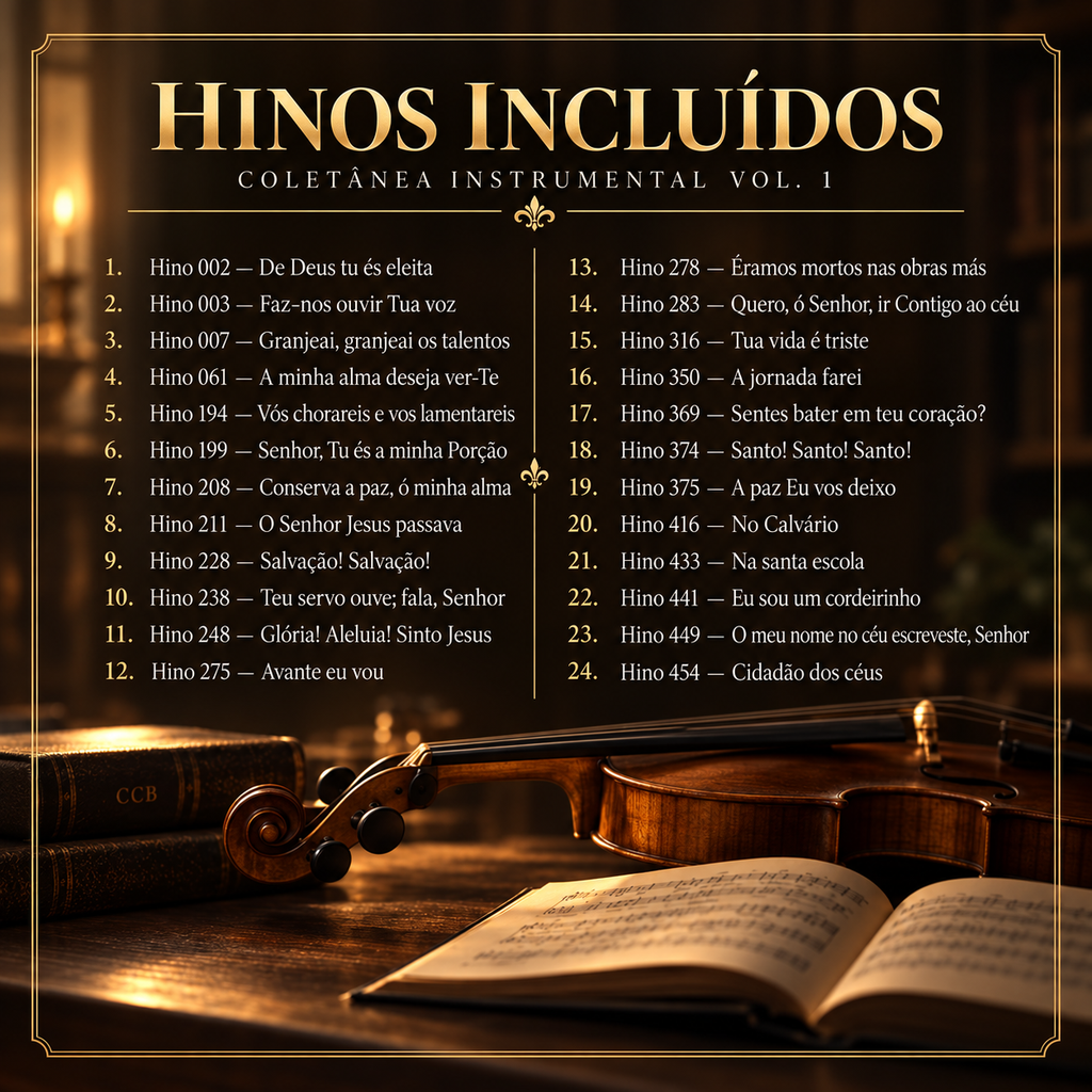 Hinos CCB em Cordas — Coletânea Vol. 1