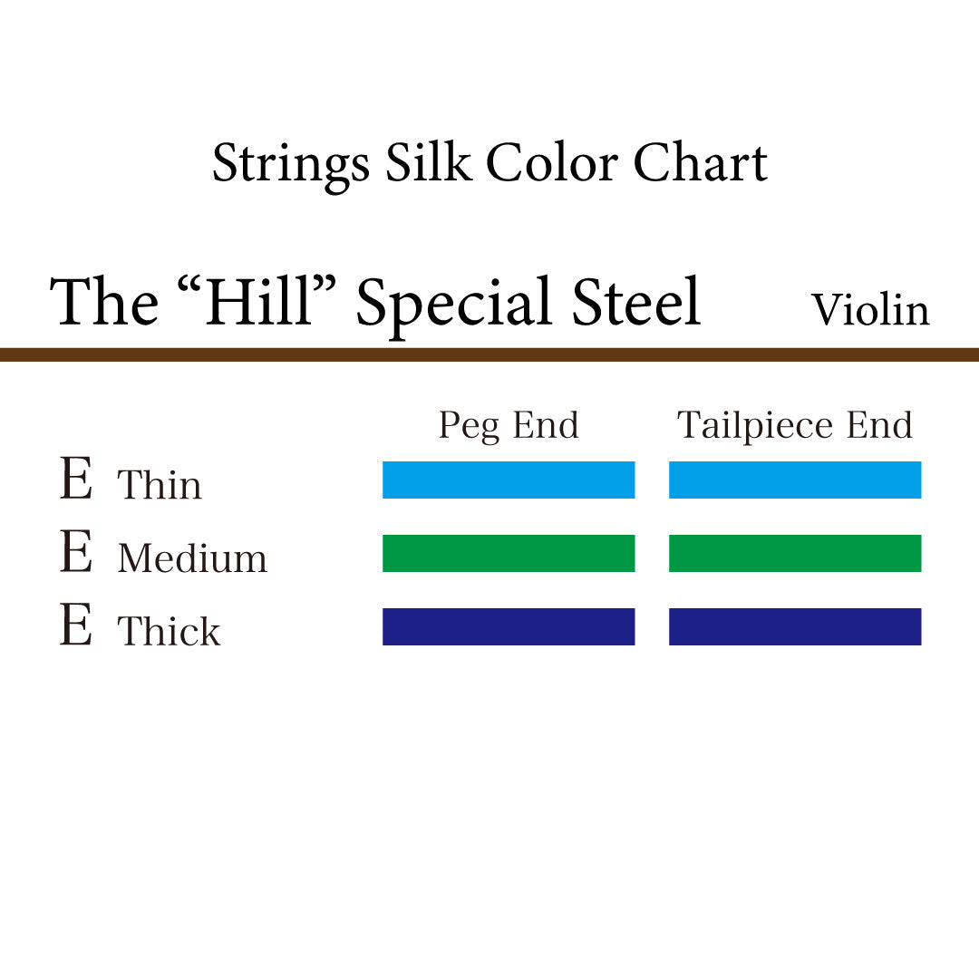 バイオリン弦 The “Hill” Special Steel Violin E String