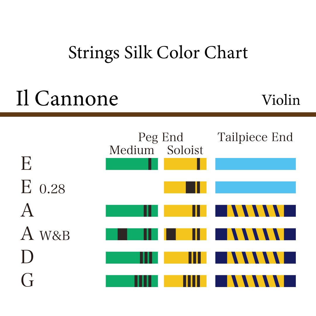 バイオリン弦 Il Cannone Medium / Soloist