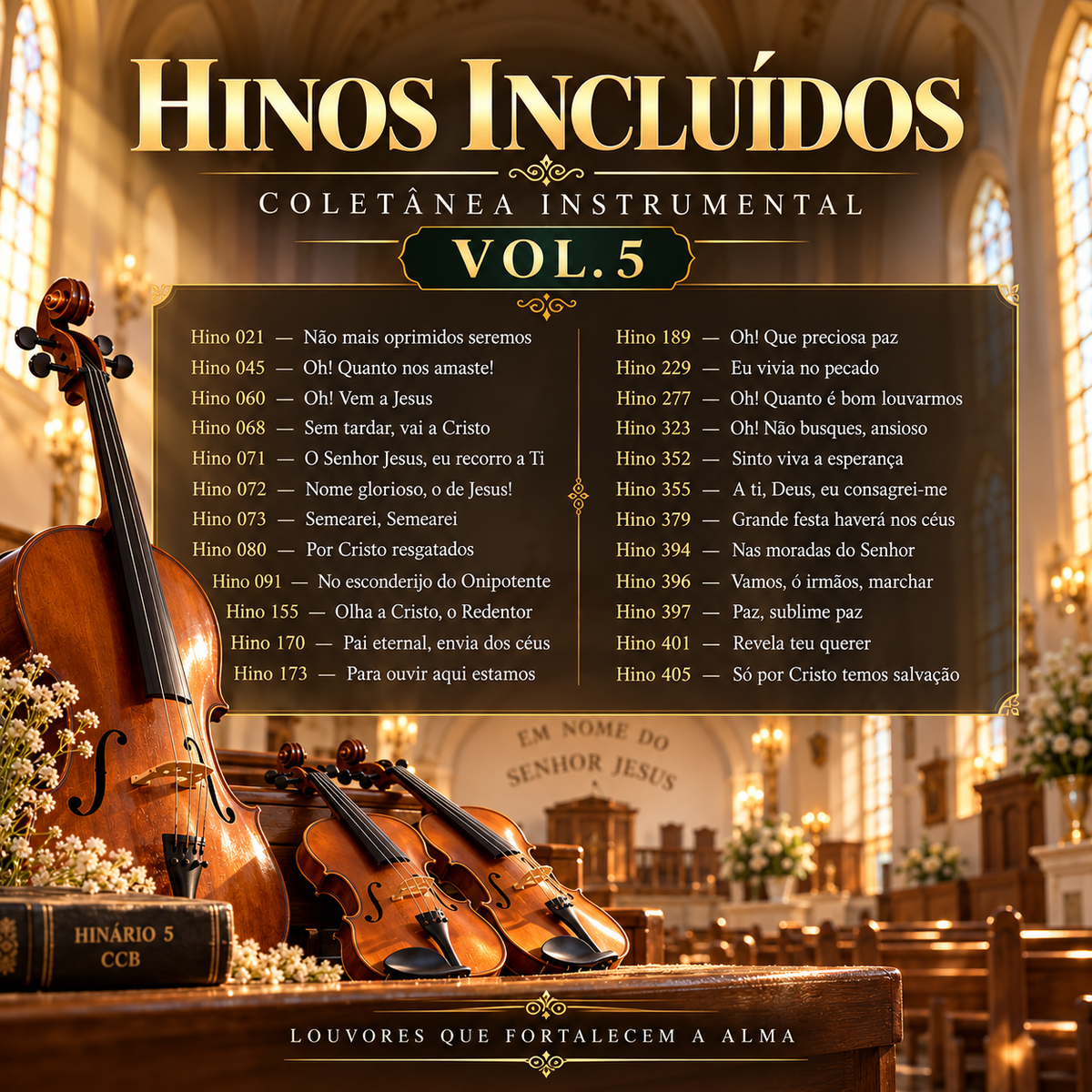 Hinos CCB em Cordas — Coletânea Instrumental Vol. 5