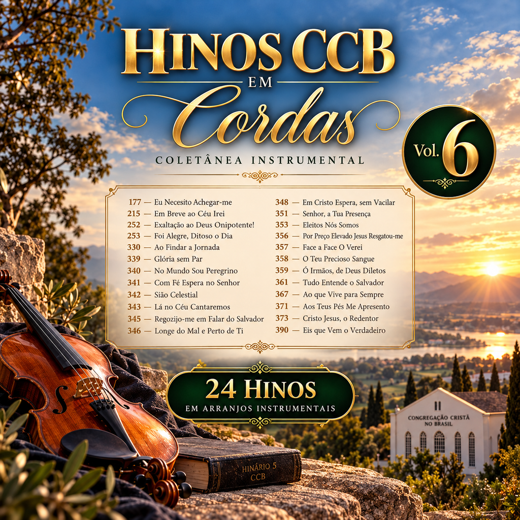 Hinos CCB em Cordas — Coletânea Instrumental Vol. 6