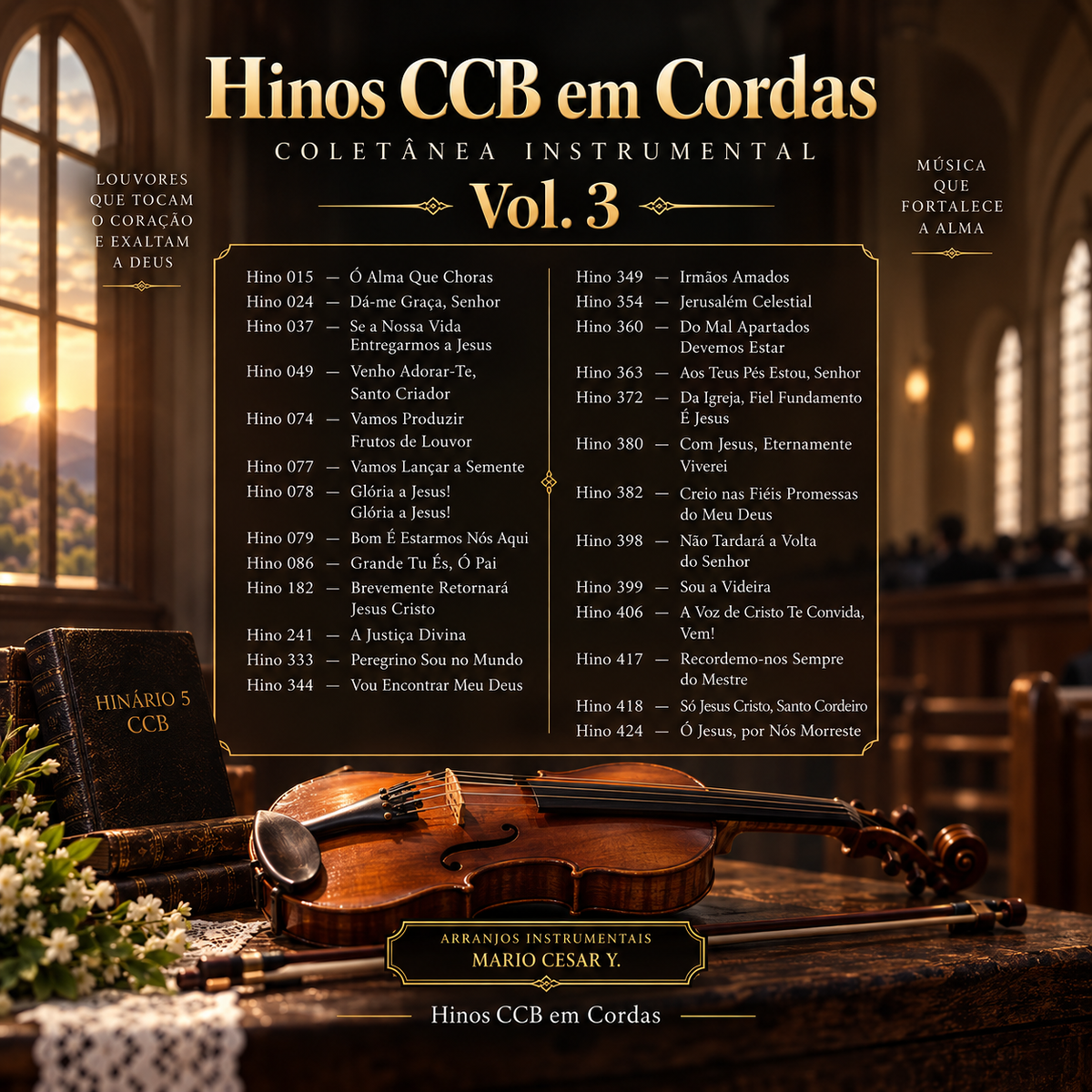 Hinos CCB em Cordas — Coletânea Instrumental Vol. 3